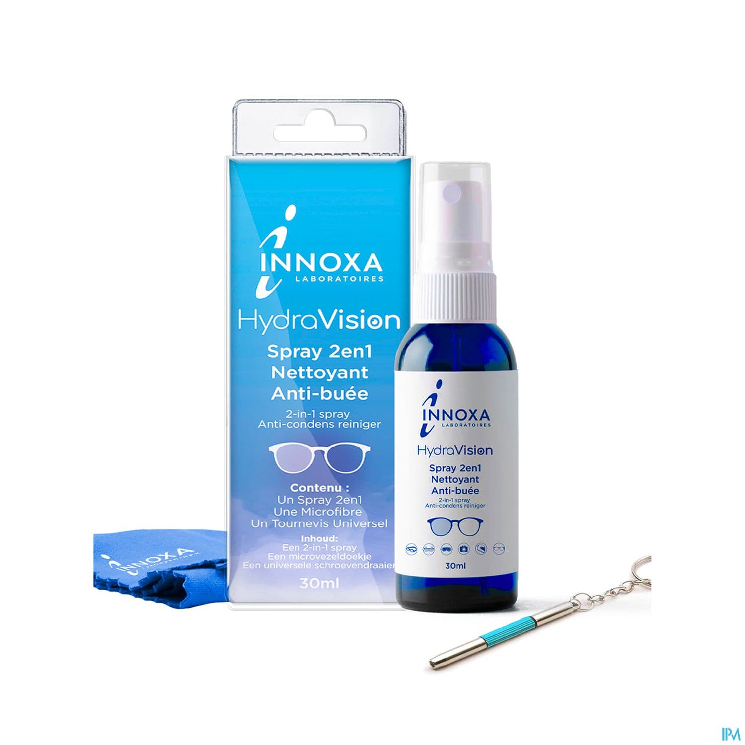 Innoxa Hydravision Spray 2en1 Nettoyant Antibuee 30ml