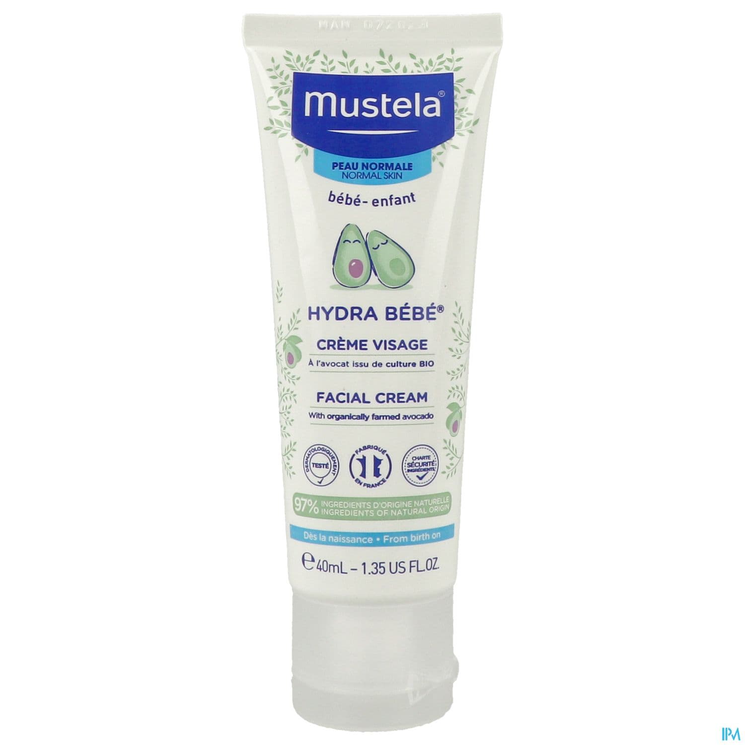 Mustela Bebe Enfant Hydra Bebe Enfant Creme Visage A l Avocat Bio 40ml