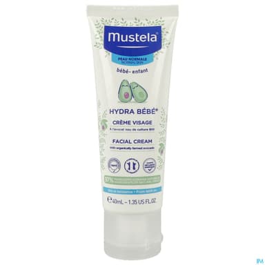 Mustela Bebe Enfant Hydra Bebe Enfant Creme Visage A l Avocat Bio 40ml
