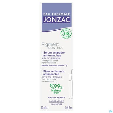 JONZAC PIGMENT CONTROL SERUM 30ML