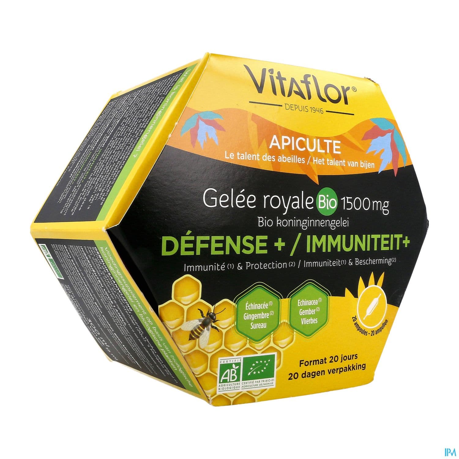 Vitaflor Bio Gelee Royale 1500mg Defense+ Ampoule 20