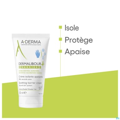 A-DERMA DERMALIBOUR+ BARR CR 50ML