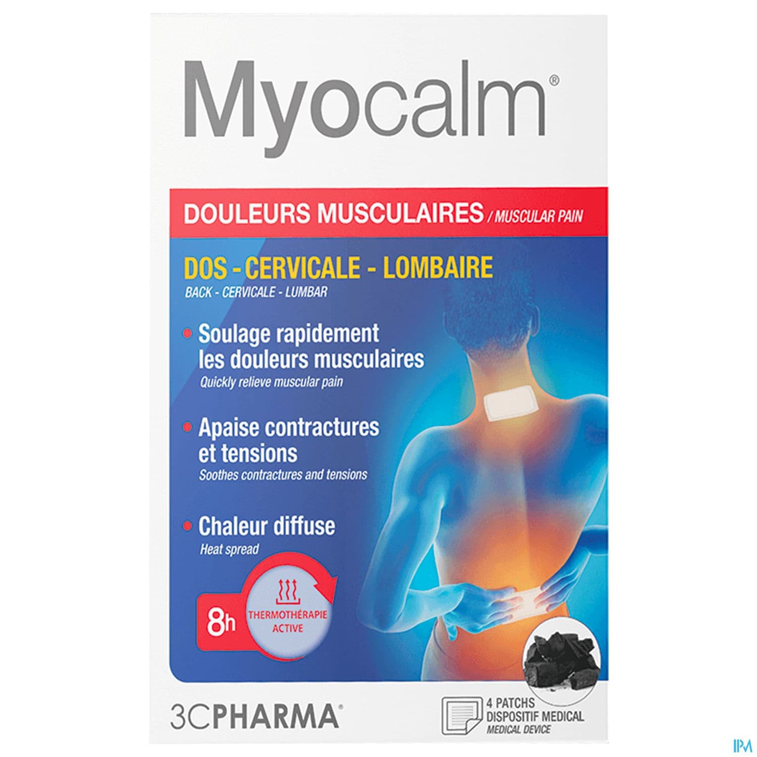 3C PHARMA MYOCALM PATCH X4