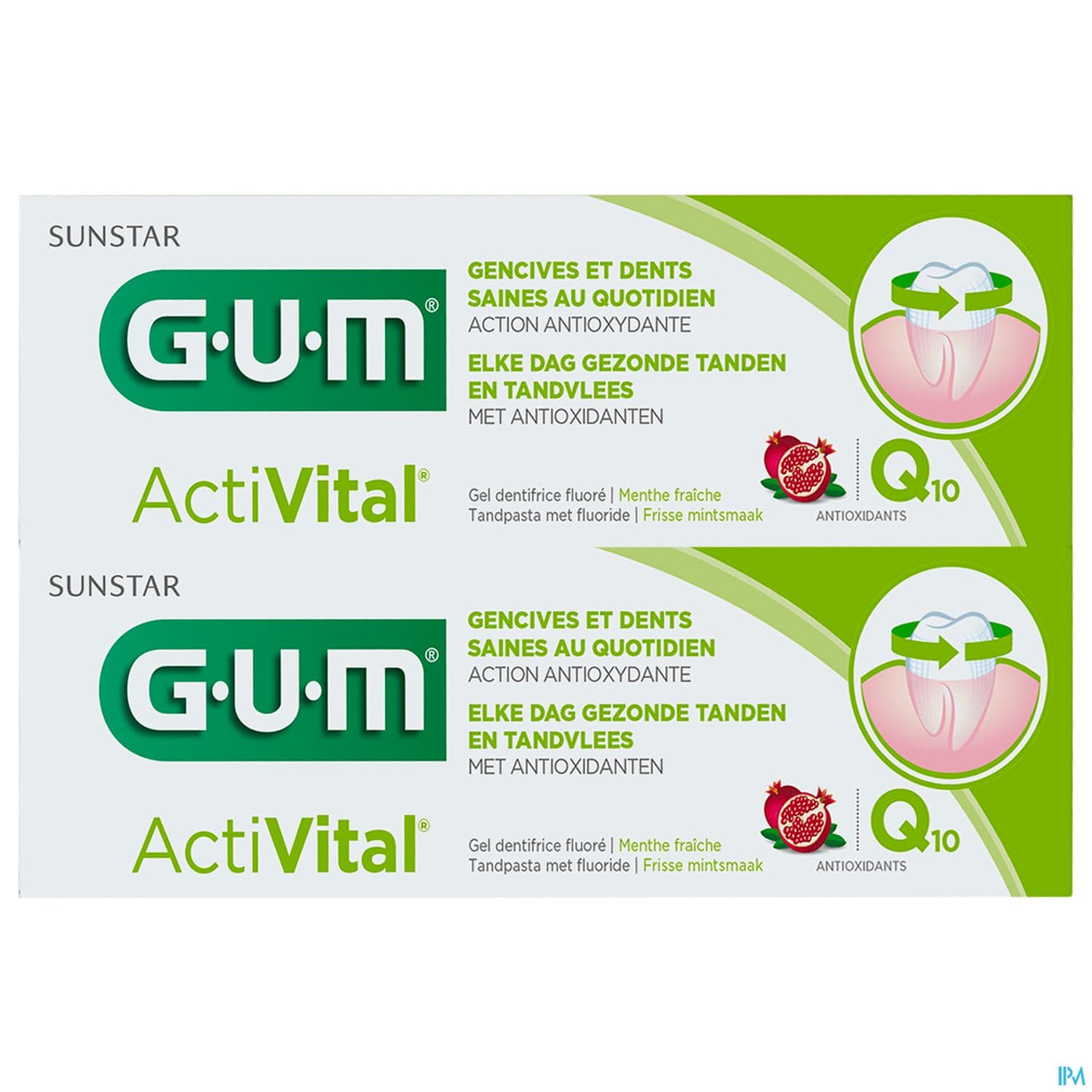 GUM ACTIVITAL GEL DENT 75MLX2