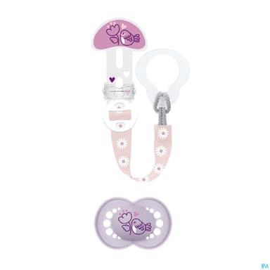 Mam Kit Sucette Attache Sucette +6m Silicone