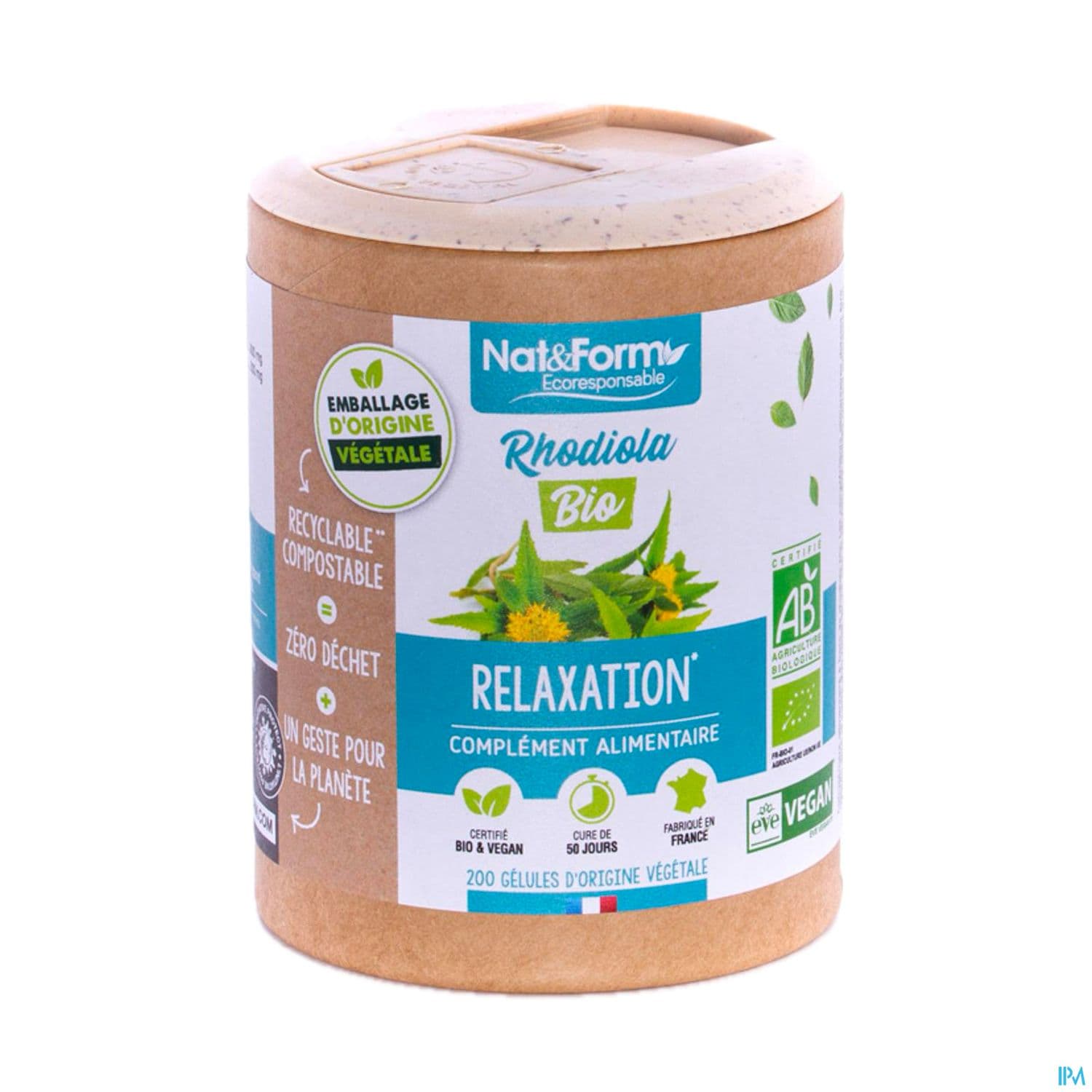 Nat Et Form Ecoresponsable Rhodiola Gelule 60