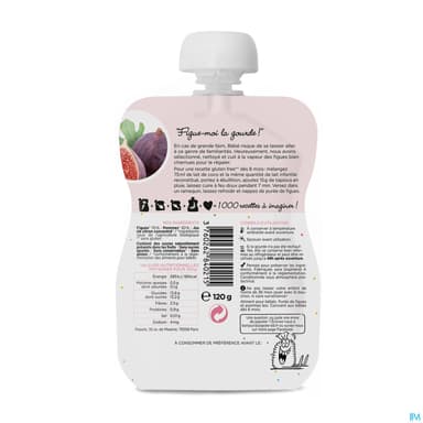 POPOTE COMPOTE FIGUE 120G