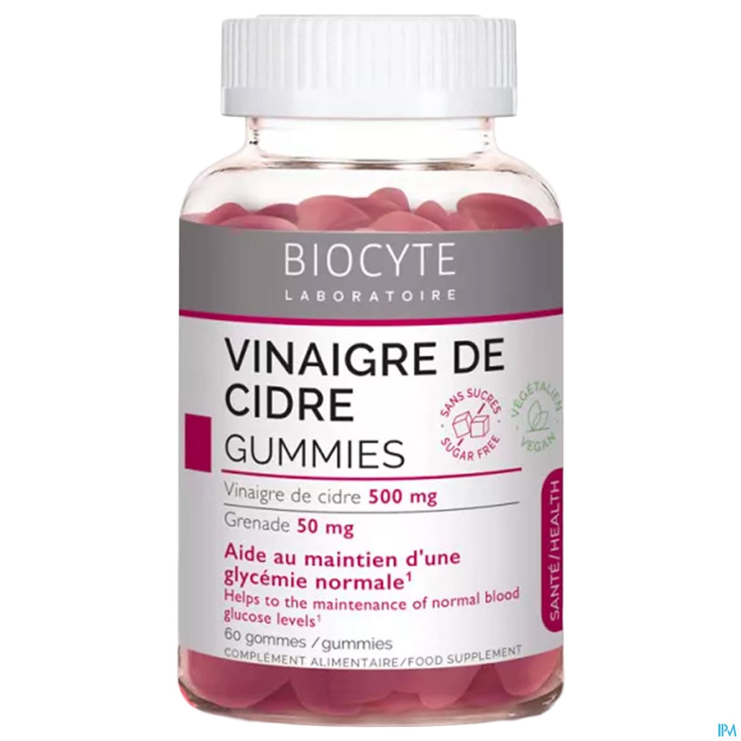BIOCYTE VINAIGRE CIDRE GUMMIES 60
