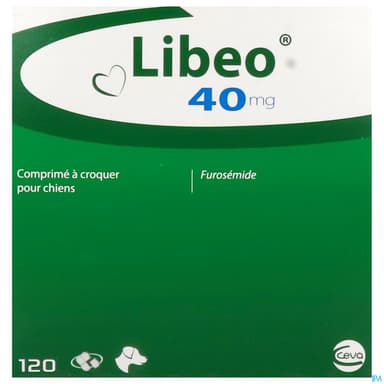 Libeo 40mg Chien Diuretique Comprime A Croquer 120