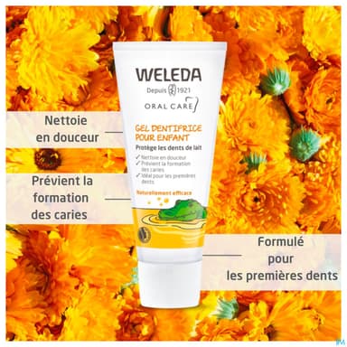 WELEDA DENTIFRICE GEL ENFANT DUO