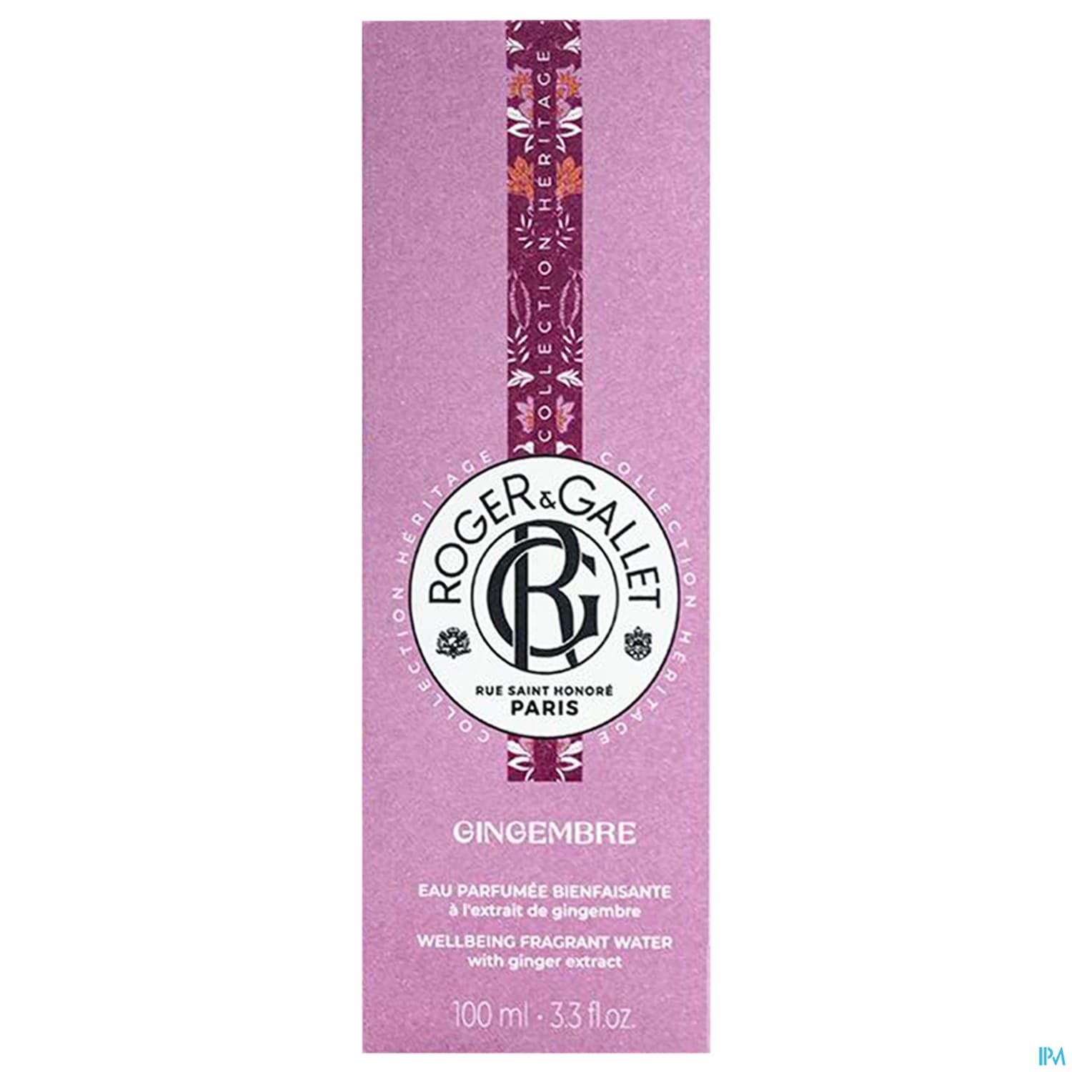 Roger Gallet Gingembre Eau Parfumee Bienfaisante 100ml