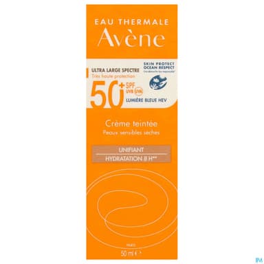 Eau Thermale Avene Solaire Creme Spf50+ Teintee 50ml