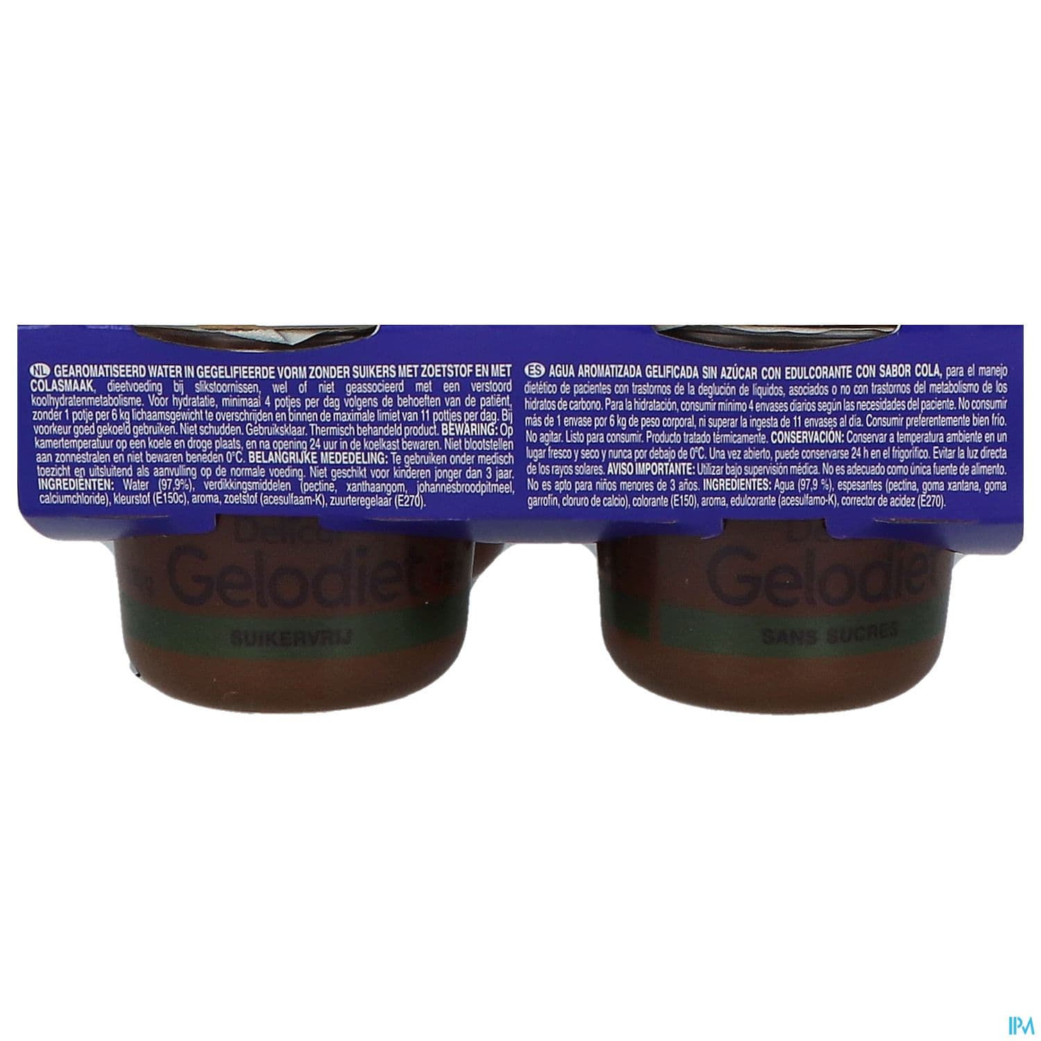 DELICAL GELODIET EAU S/S COLA120X4