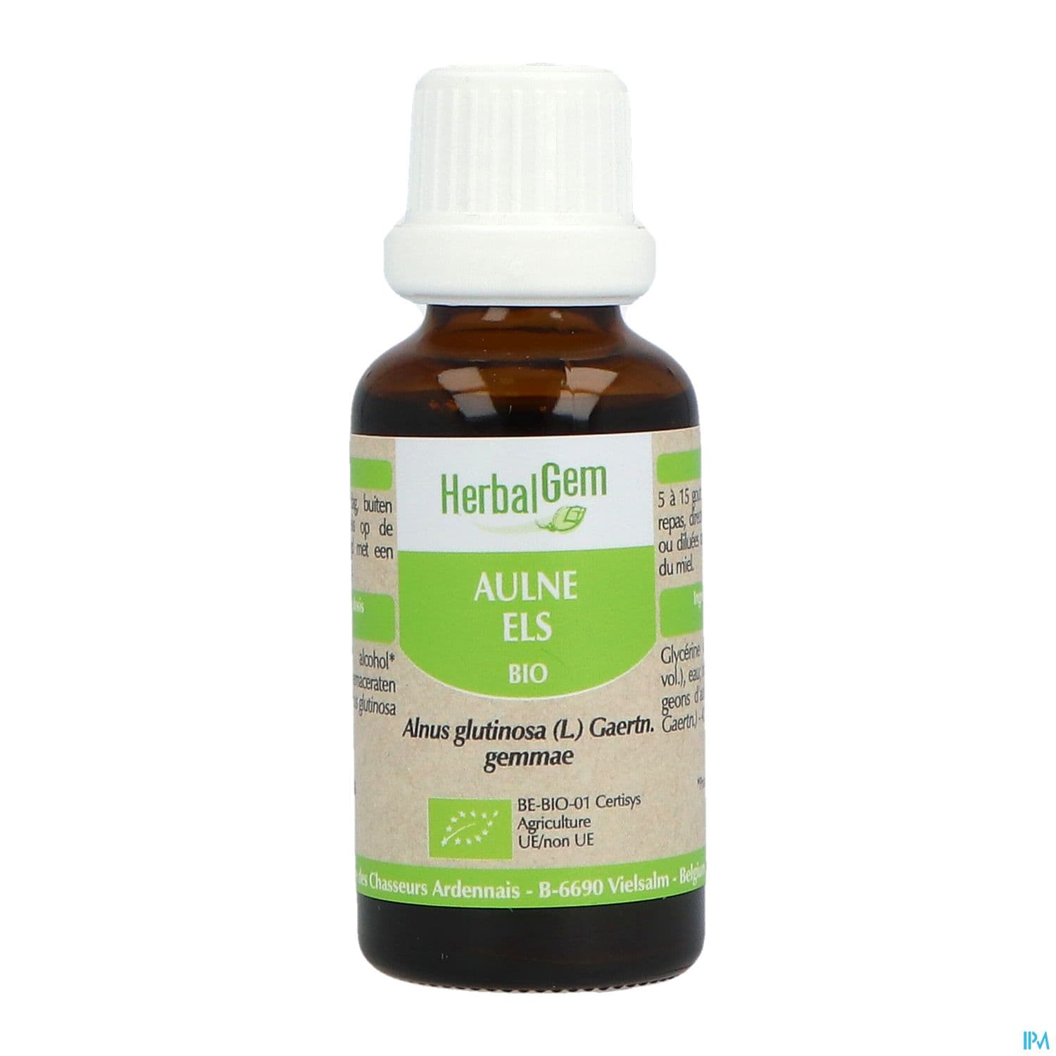 Herbalgem Aulne Bourgeon Macerat Glycerin Bio 30ml