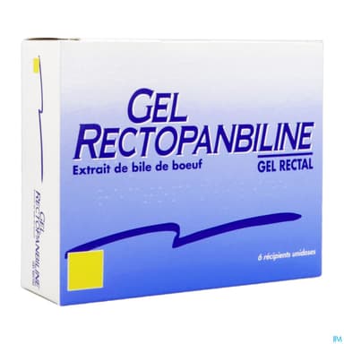 Rectopanbiline Gel Rectal Unidose 6g5 6