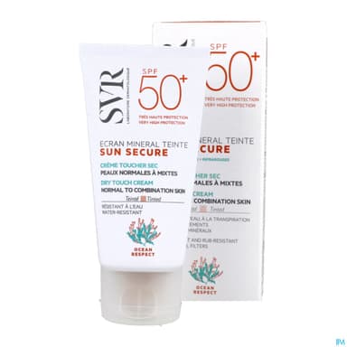 Sun Secure Mineral Teite Peau Normale Ip50+ 60ml