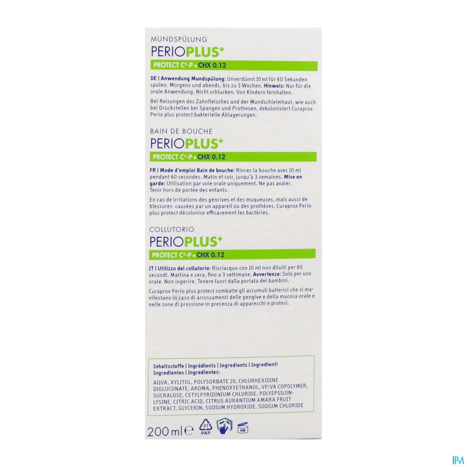 PERIO PLUS+ PROTECT B/BOUCH 200ML