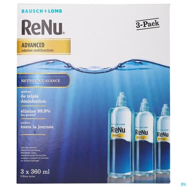 Renu Advanced Solution Multifonctions 360ml X3