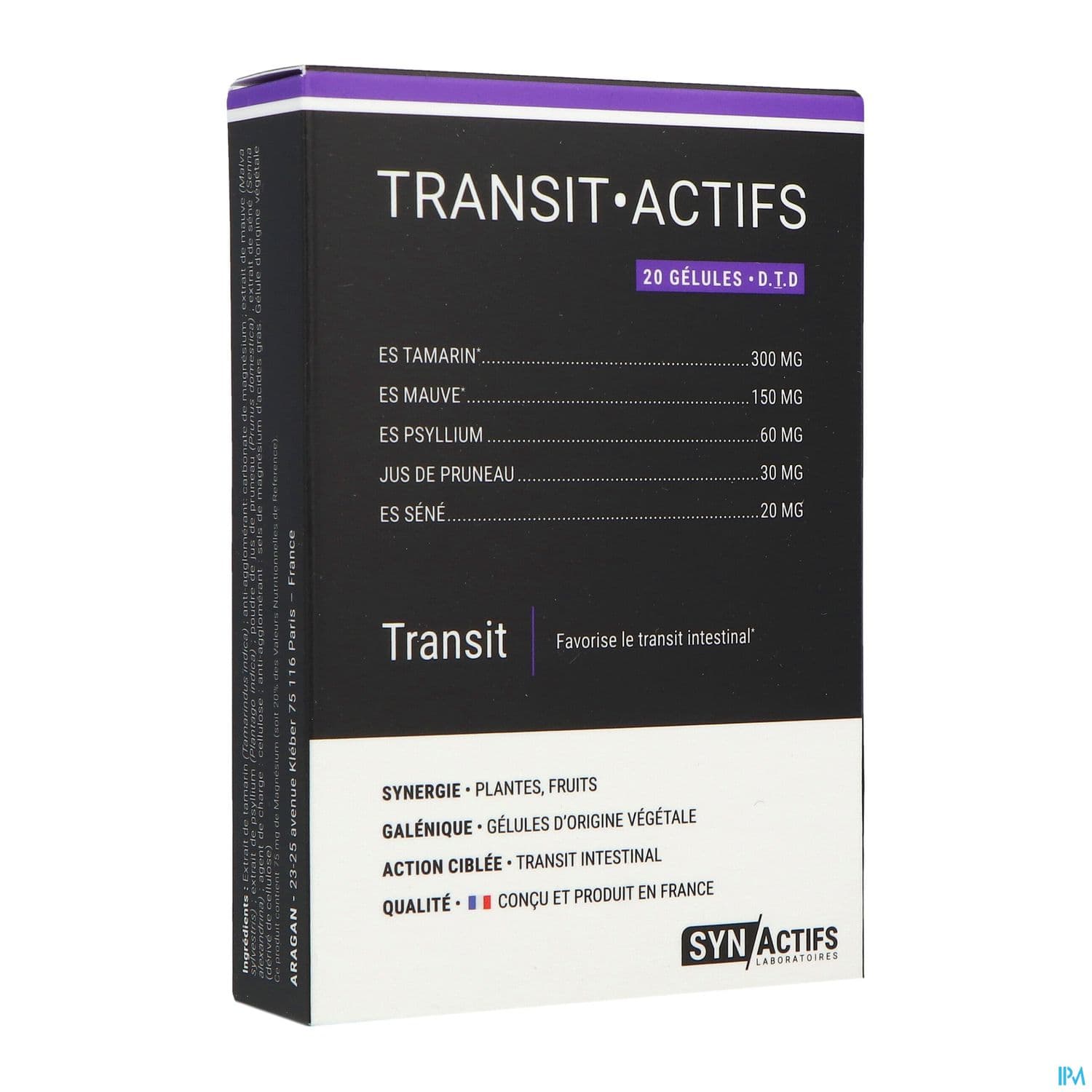 SYNACTIFS TRANSITACTIFS GELULE 20
