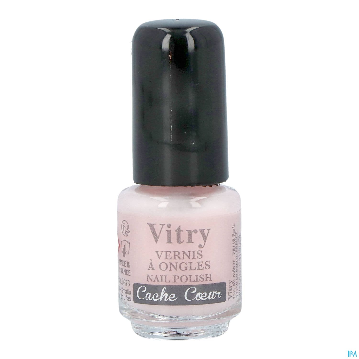 Vitry Vernis Ongles Cache Coeur Mini 4ml