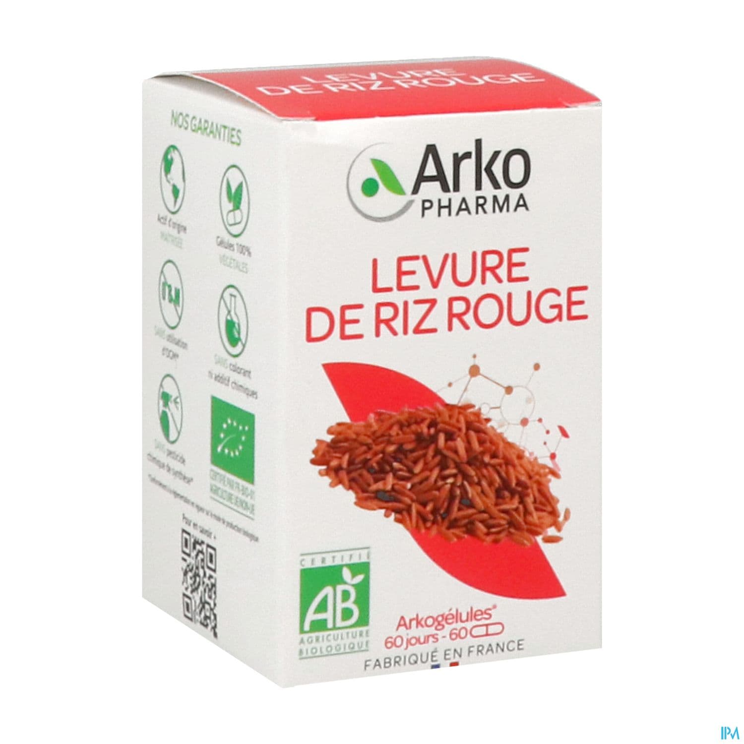 ARKOG LEVURE RIZ ROUGE BIO GELUL60