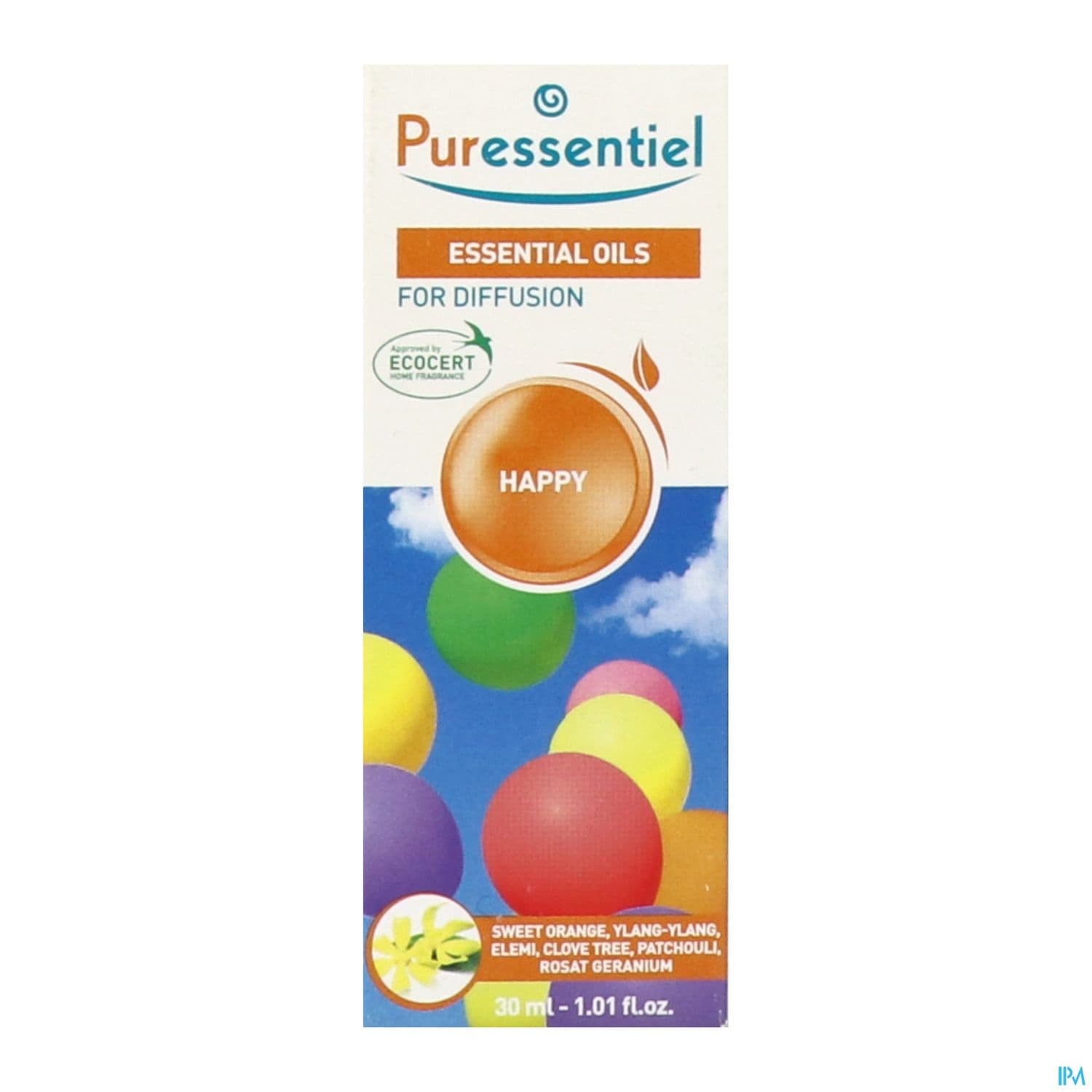 Puressentiel Diffuse Happy Huile Essentielle Pour Diffusionr 30ml