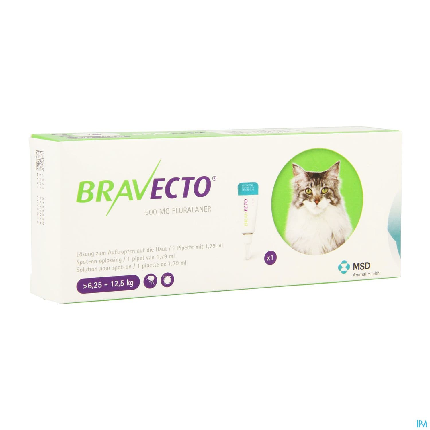 BRAVECTO SPOTON CT 6,25-12,5KGDOS1