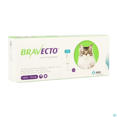BRAVECTO SPOTON CT 6,25-12,5KGDOS1