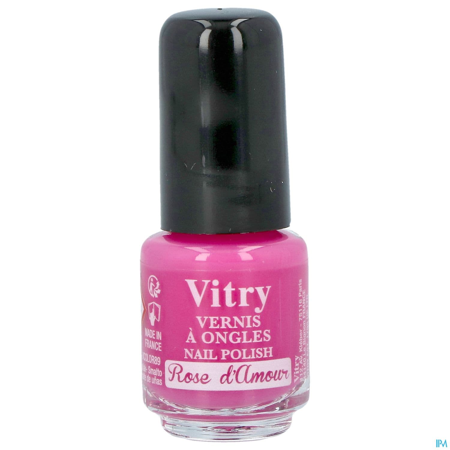Vitry Vernis Ongles Rose Amour Mini 4ml