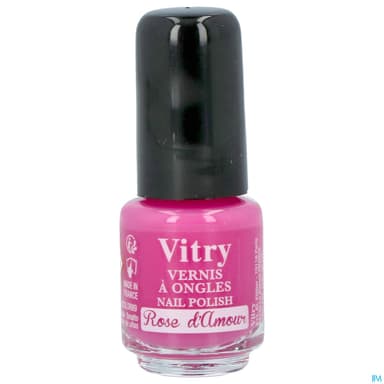 Vitry Vernis Ongles Rose Amour Mini 4ml