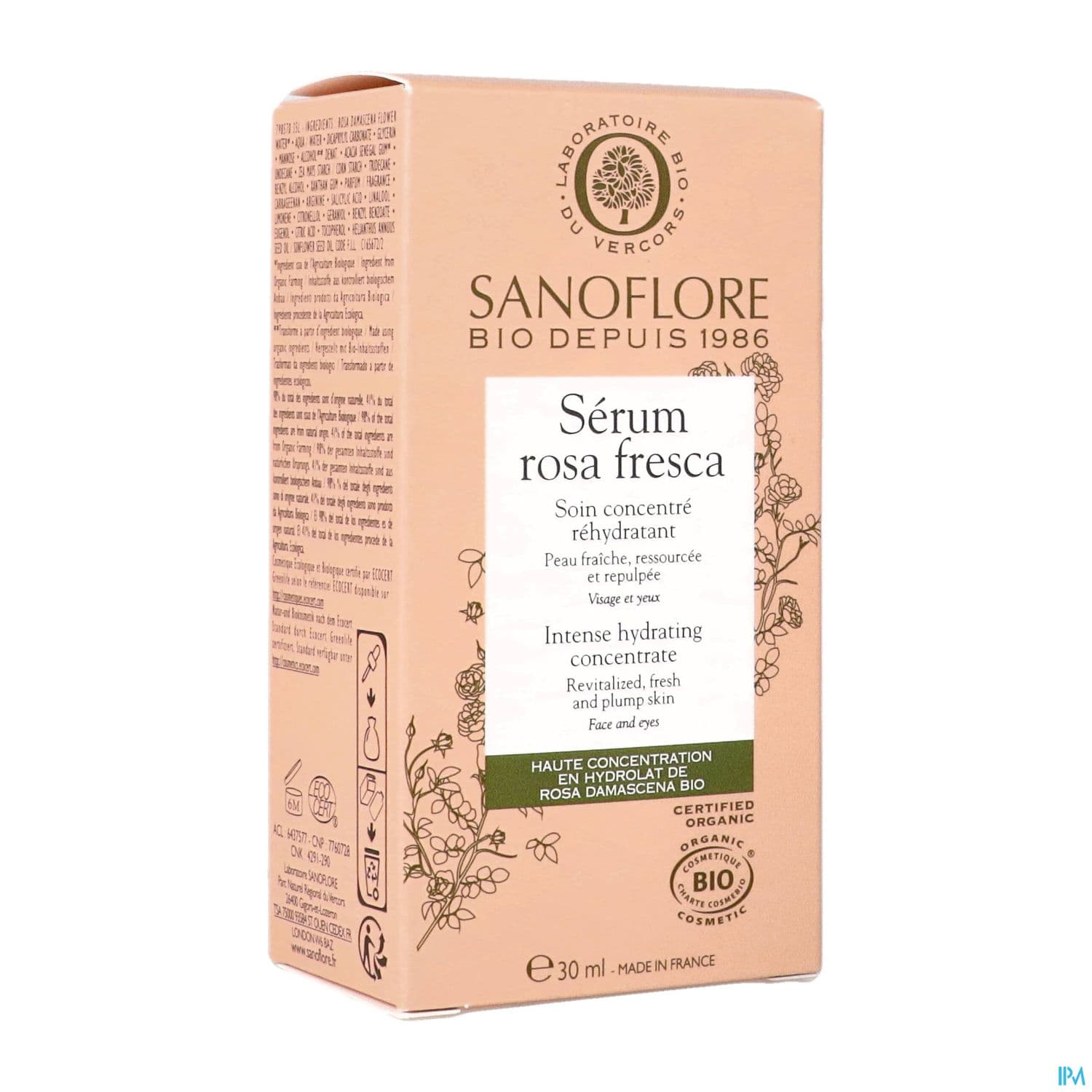 SANOFLORE SERUM ROSA FRESCA 30ML