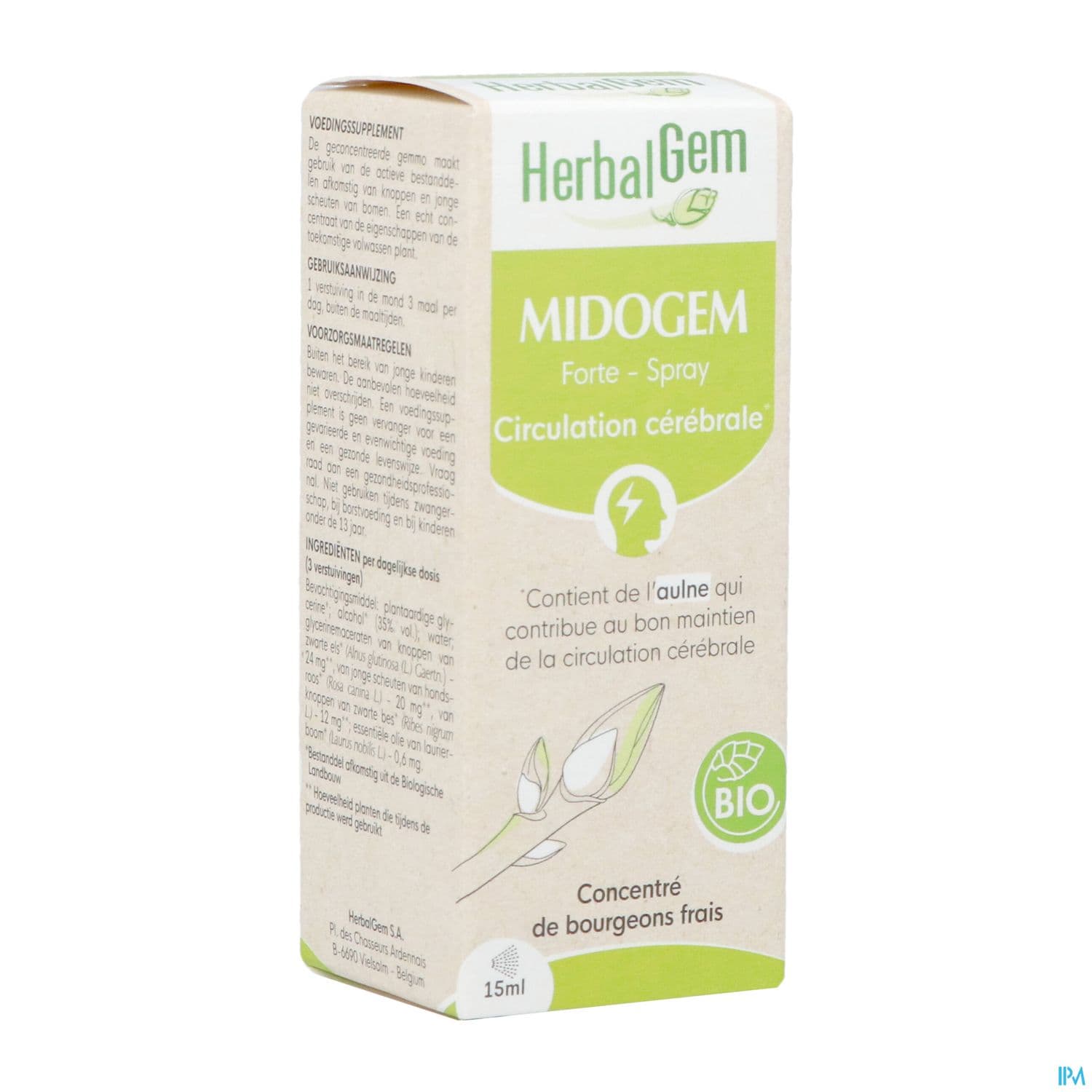 Herbalgem Midogem Forte Gc25 Cerebral Bio Spray 15ml