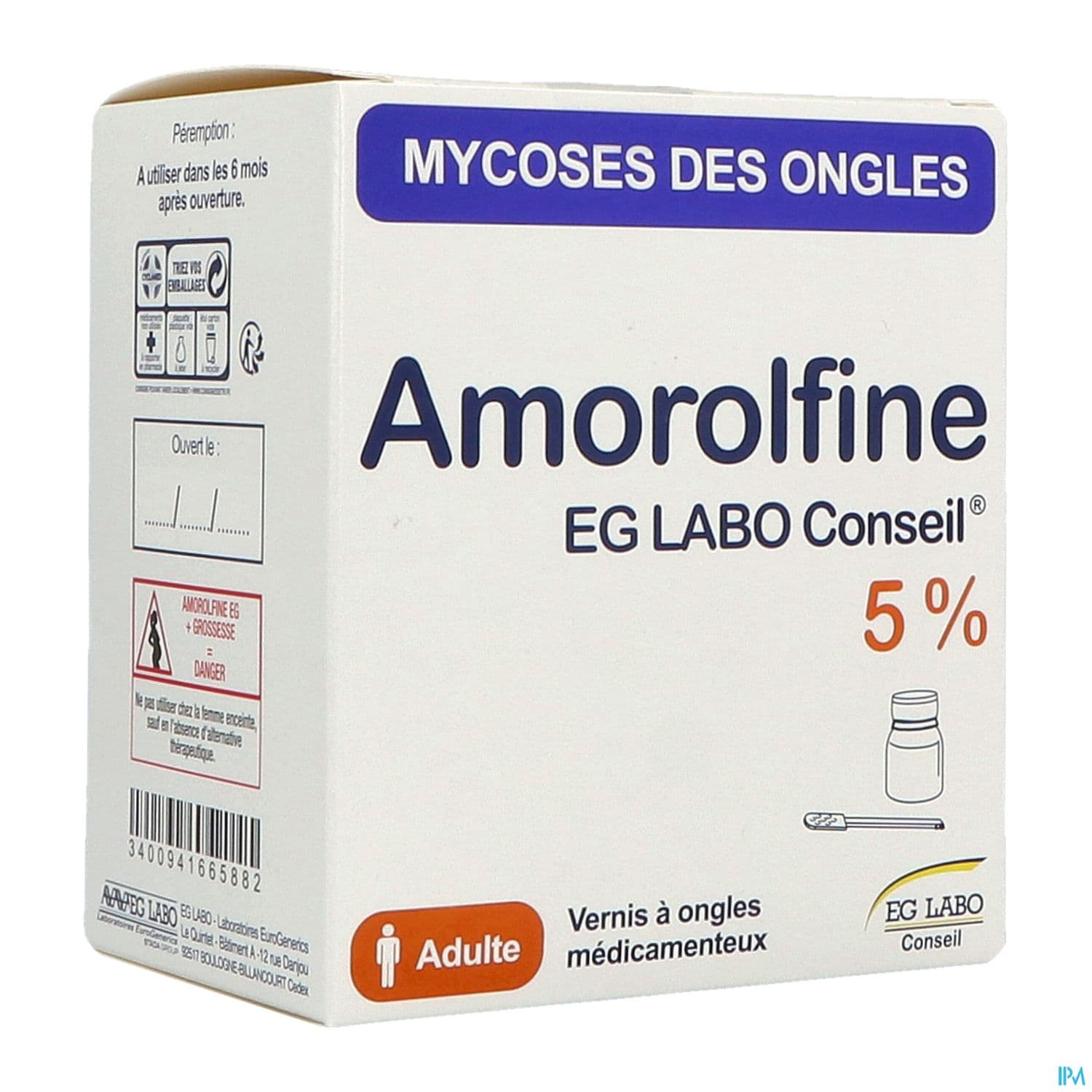 AMOROLFINE 5% EG CONS VER FL2,5ML