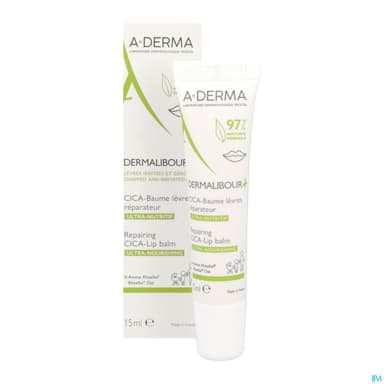 A-DERMA DERMALIBOUR CICA+ LEVRE 15