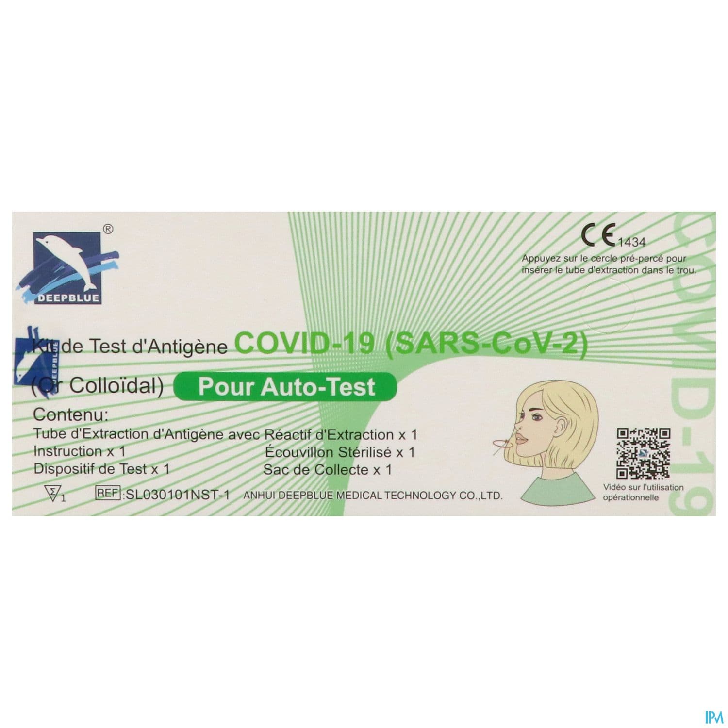 DEEPBLUE COVID-19 AUTOTEST AG X1