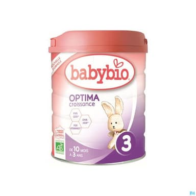 BABYBIO 3AG OPTIMA LAIT BIO800G