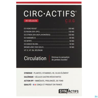 Synactifs Circ Actifs Gelule 30