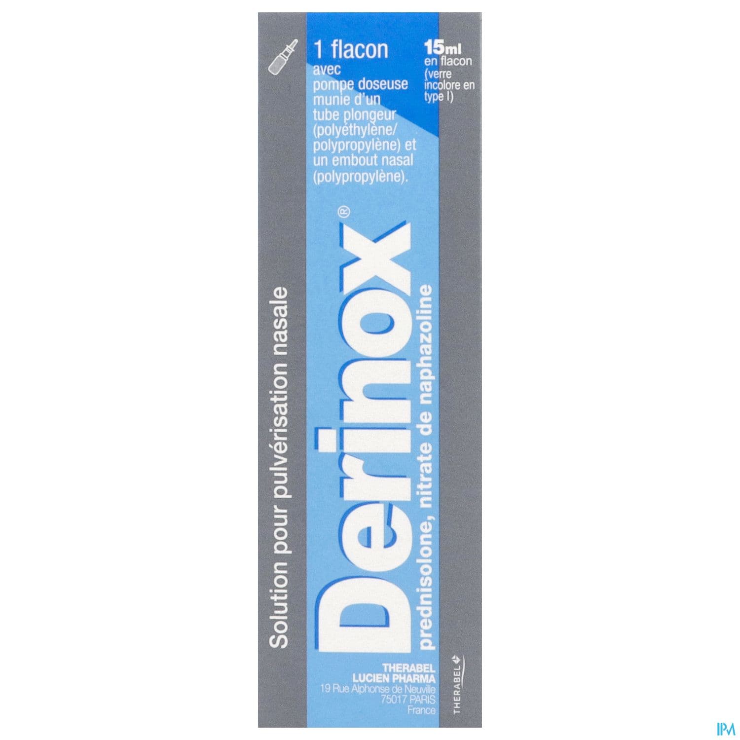 Derinox Solution Pour Pulverisation Nasale 15ml