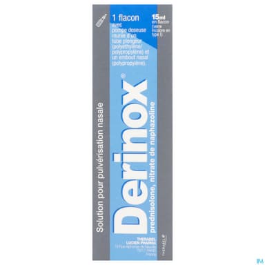 Derinox Solution Pour Pulverisation Nasale 15ml