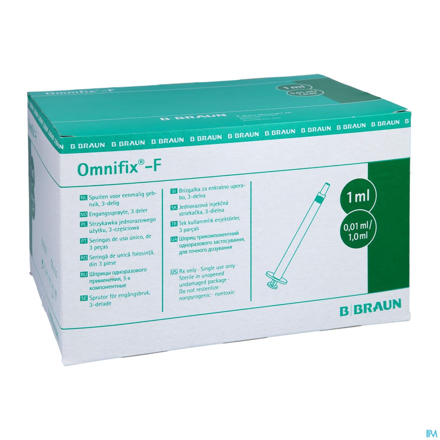 Omnifix Seringue Tuberculine Solo F 1ml