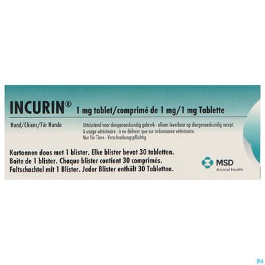 Incurin 1mg Comprime 30