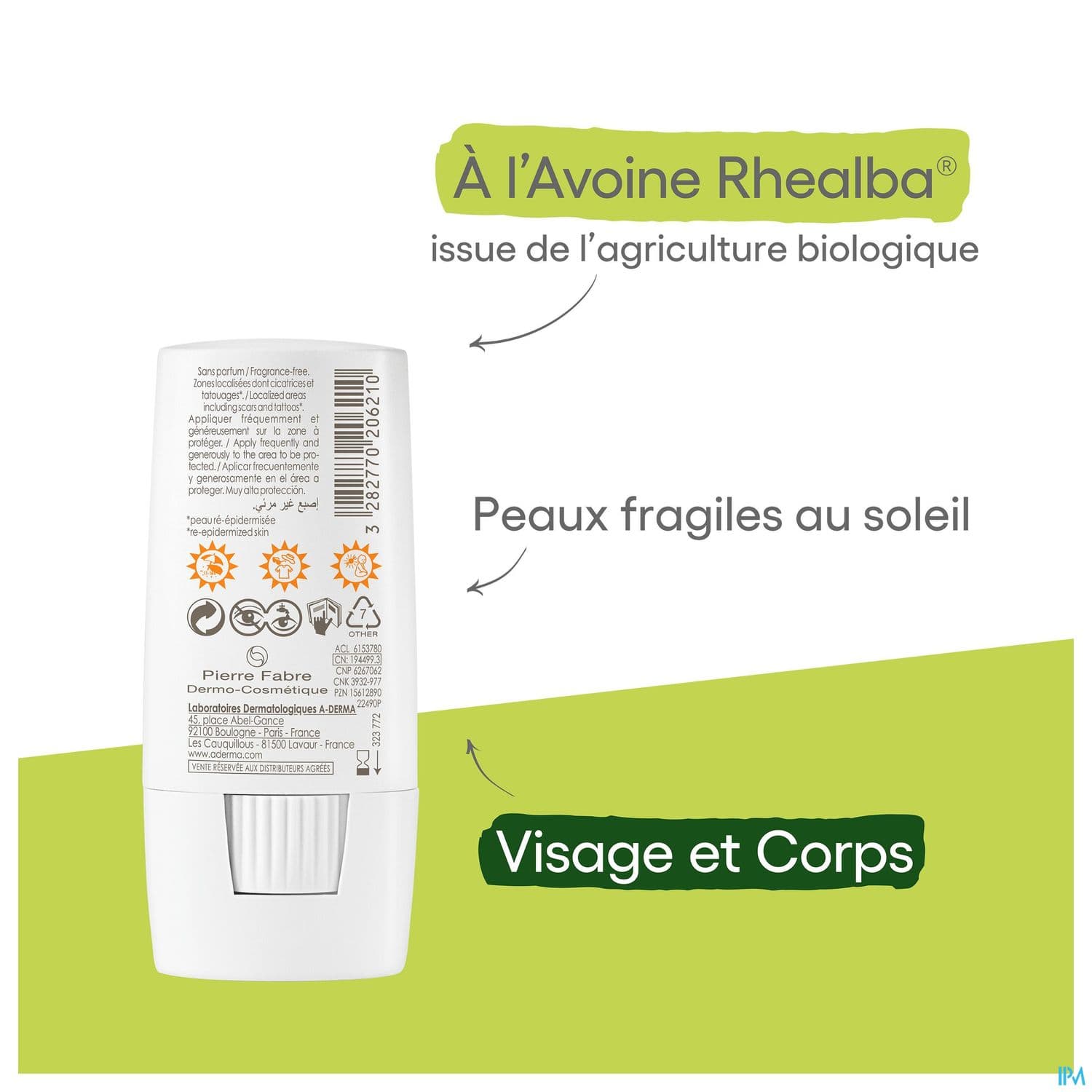 A Derma Protect Xtrem Stick Invisible Spf50+ 8g