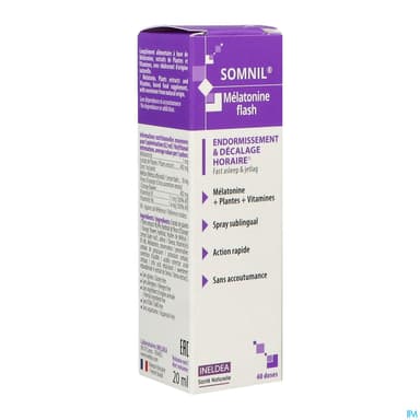 Ineldea Isn Somnil Melatonine Flash Spray Sublingual 20ml