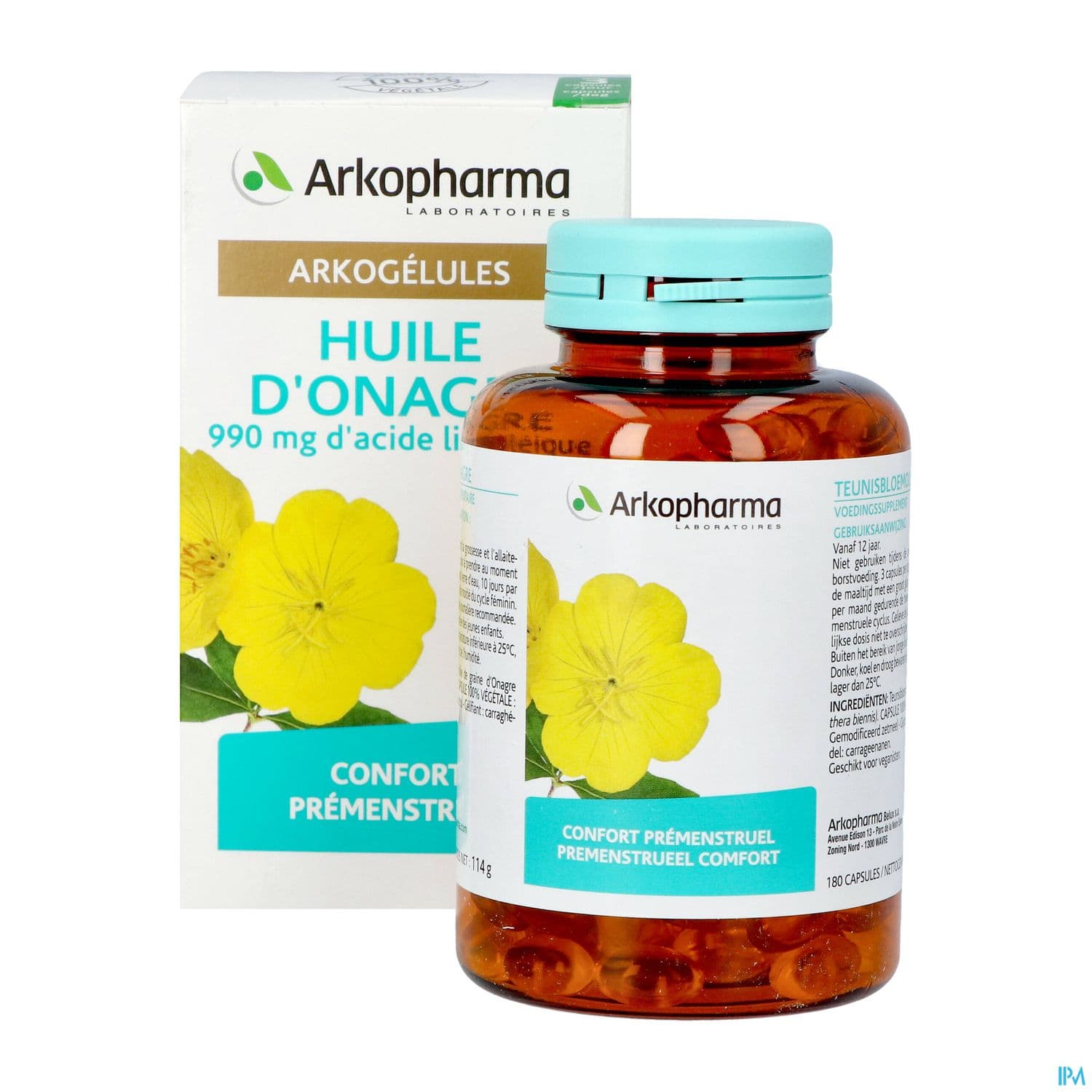 ARKOG HUILE D ONAGRE BIO CAPS 180