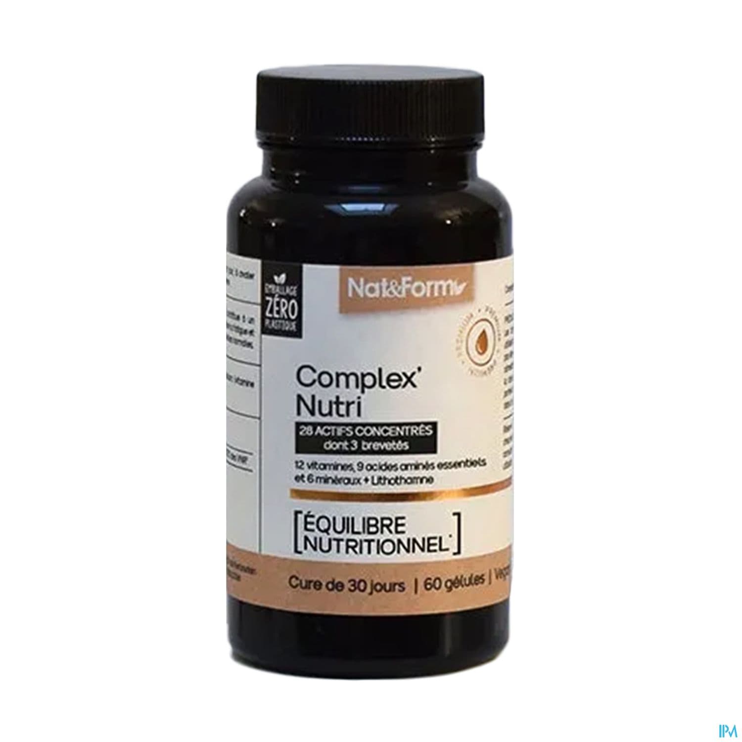 NAT&FORM CPLX NUTRI GELU 60 — Pharmacie Le pallec
