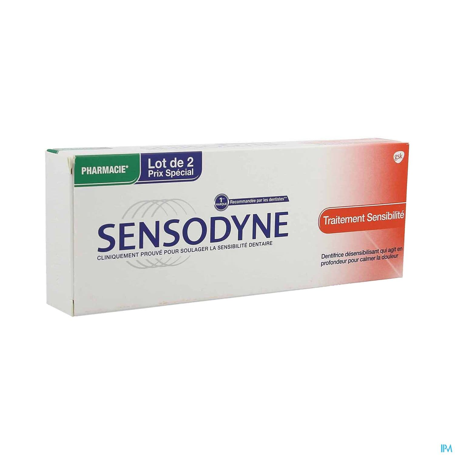 SENSODYNE DENT TRAITEMENT 75ML LOT