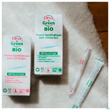 LOVE&GREEN TAMPON APPLIC NORMAL 16