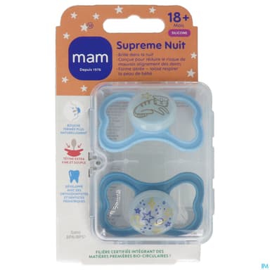 SUCET MAM SUPREME NUIT SIL 18+M X2