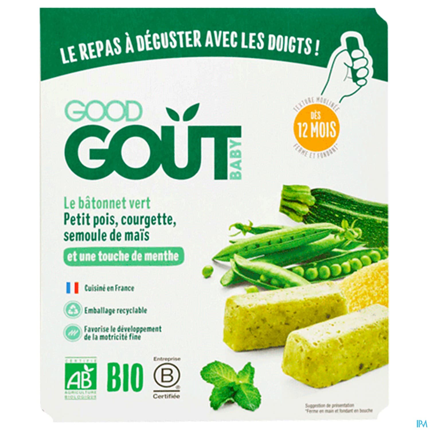 Good Gout Baby Le Batonnet Vert Bio 120g
