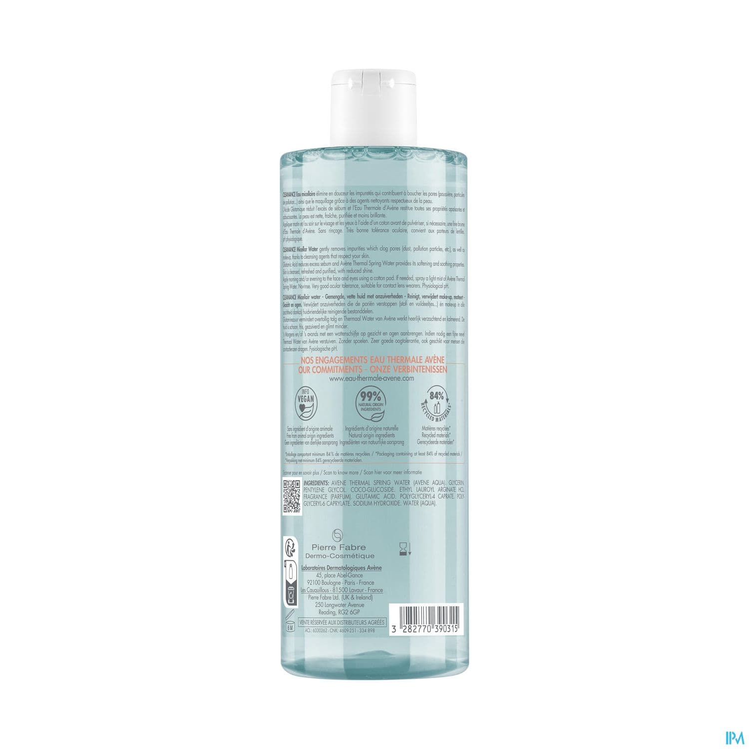 Eau Thermale Avene Cleanance Eau Micellaire 400ml
